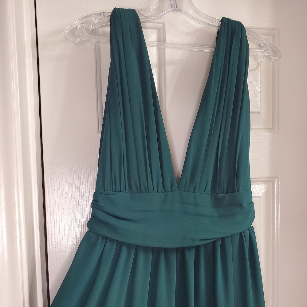 Emerald Green Maxi Dress Size Medium